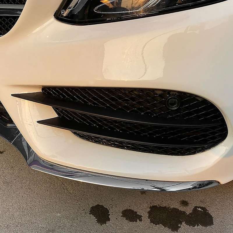 Front Bumper Grill Grid Fog Light Cover for Mercedes- C-class W205 C180 C200 C260 2015-2018 Amg Mod
