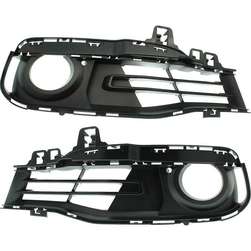 Front Bumper Grille Fog Light Lamp Cover Trim Insert 51117396877 51117396878 for 2016-2018 - F30 320