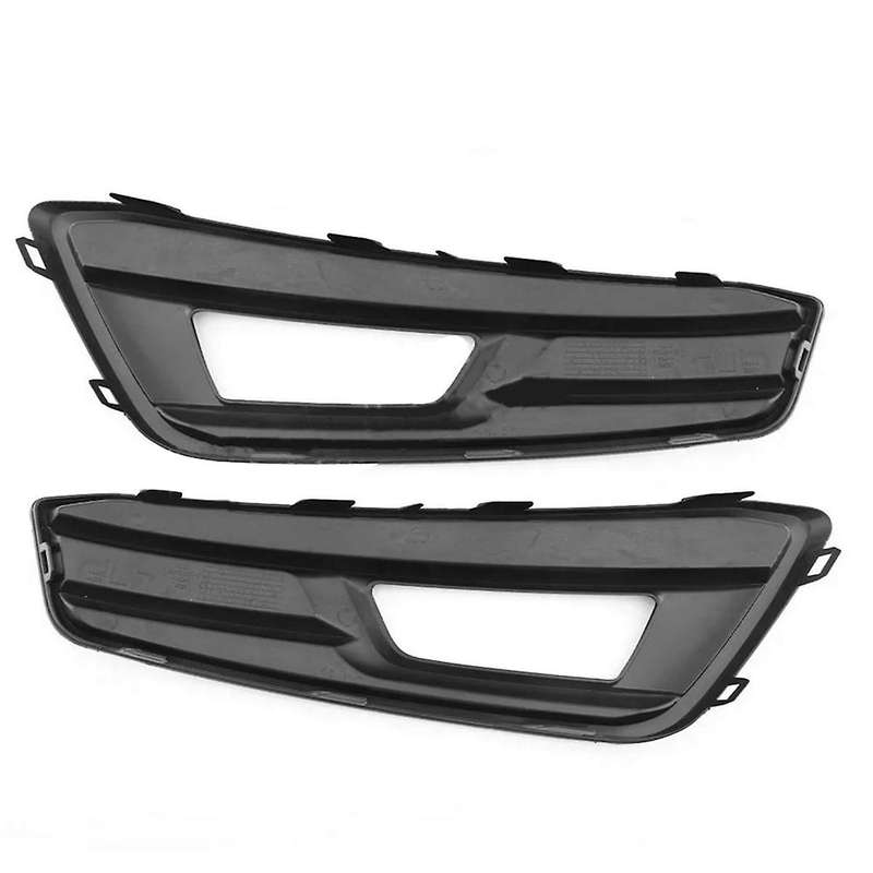 Front Bumper Grille Fog Light Cover Trim Foglights Headlights Frame for Focus St 2015-2018