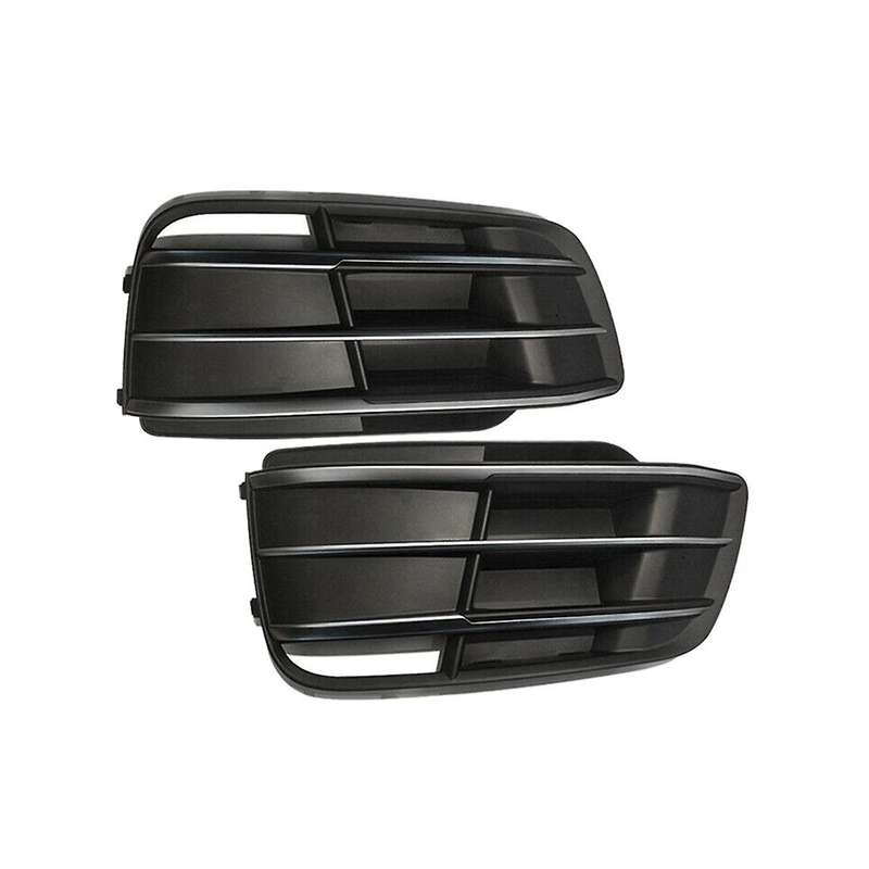 Front Bumper Grille Fog Lamp Cover Trim Fog Lamp Cover Fog Lamp Grille Car Suitable for Q5l 2018-202