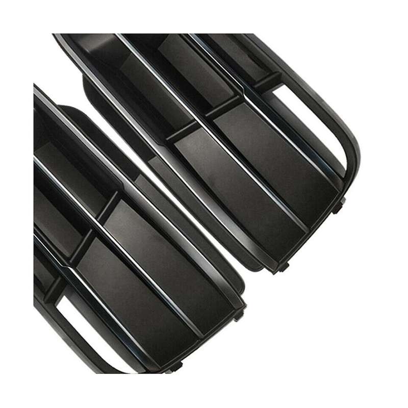 Front Bumper Grille Fog Lamp Cover Trim Fog Lamp Cover Fog Lamp Grille Car Suitable for Q5l 2018-202
