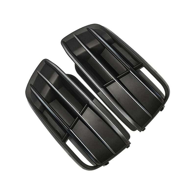 Front Bumper Grille Fog Lamp Cover Trim Fog Lamp Cover Fog Lamp Grille Car Suitable for Q5l 2018-202