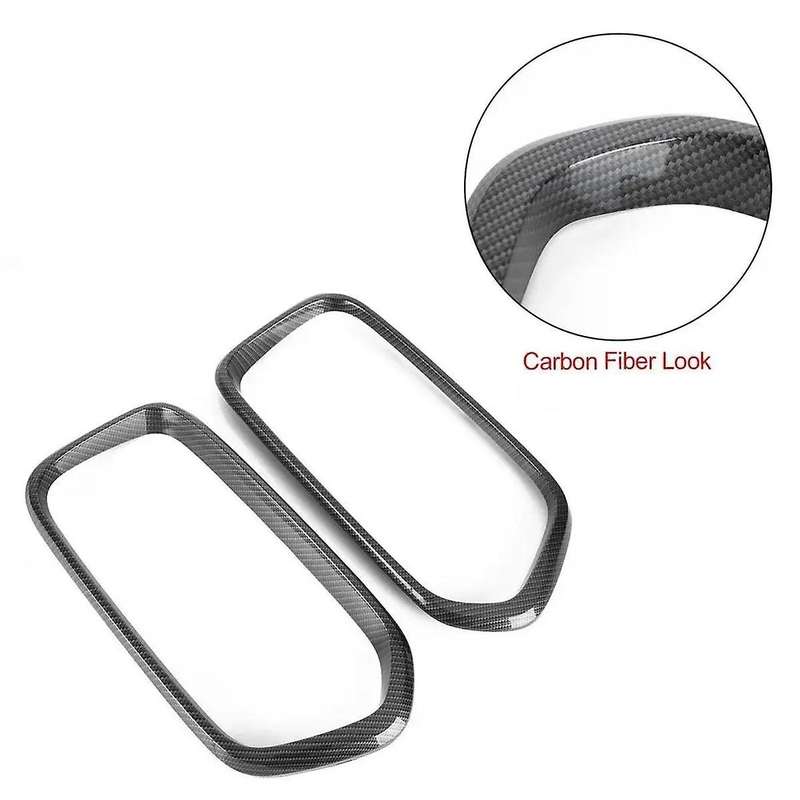 Front Bumper Grille Frame Cover Trim Racing Middle Net Frame Trim for X2 Series F39 2018-2021 Carbon