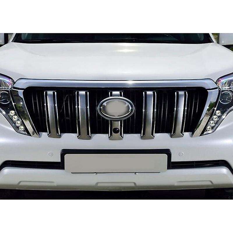 Front Bumper Grille Strips Bumper Protector Trims for Land Cruiser 150 Prado LC150 FJ150 2014-2017 C