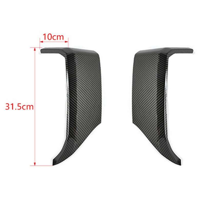 Front Bumper Guard Cover Trim Stickers for Jimny 2019 2020 2021 Car Exterior Accessories , ABS Carbo