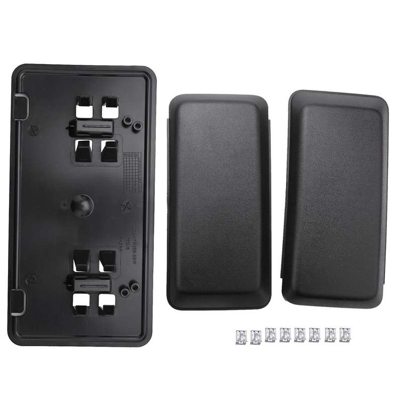 Front Bumper Guard Protector Pad for 2018-2019 Front Bumper Guards Inserts Pads Cars License Plate B