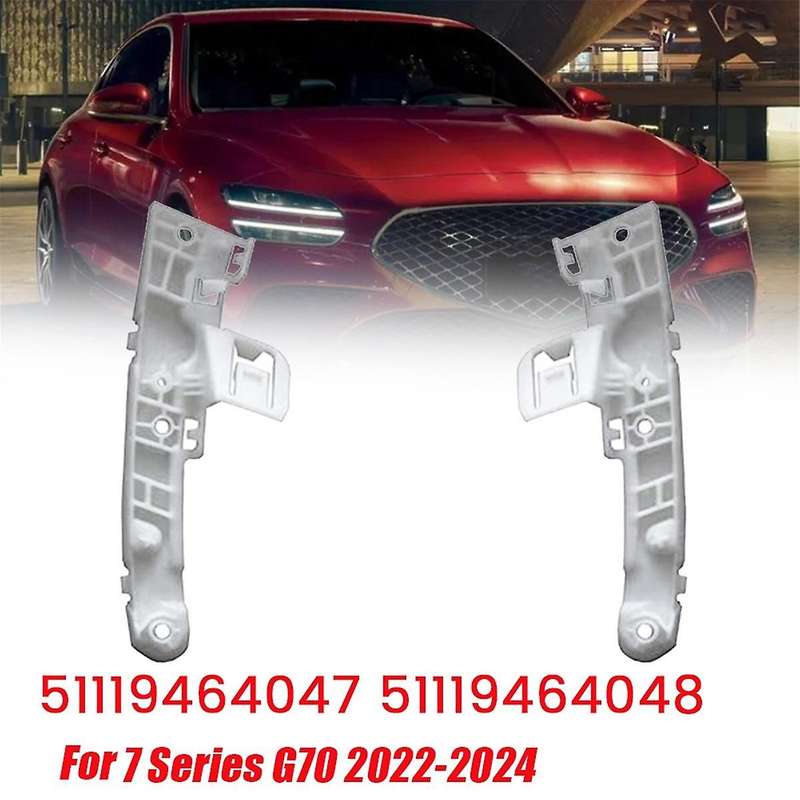 Front Bumper Guide Right Side Upper Bracket Piece 51119464048 for 7 Series G70 2022-2024 Bumper Guid