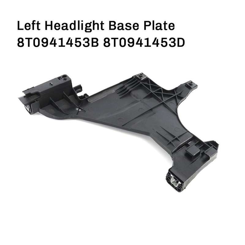 Front Bumper Headlight Bracket & Headlight Base Plate for A4 B8 13-16, 8T0941453B 8T0941454B 8K08056