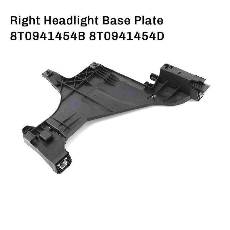 Front Bumper Headlight Bracket & Headlight Base Plate for A4 B8 13-16, 8T0941453B 8T0941454B 8K08056