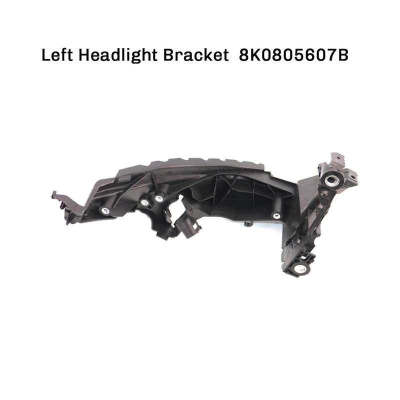 Front Bumper Headlight Bracket & Headlight Base Plate for A4 B8 13-16, 8T0941453B 8T0941454B 8K08056