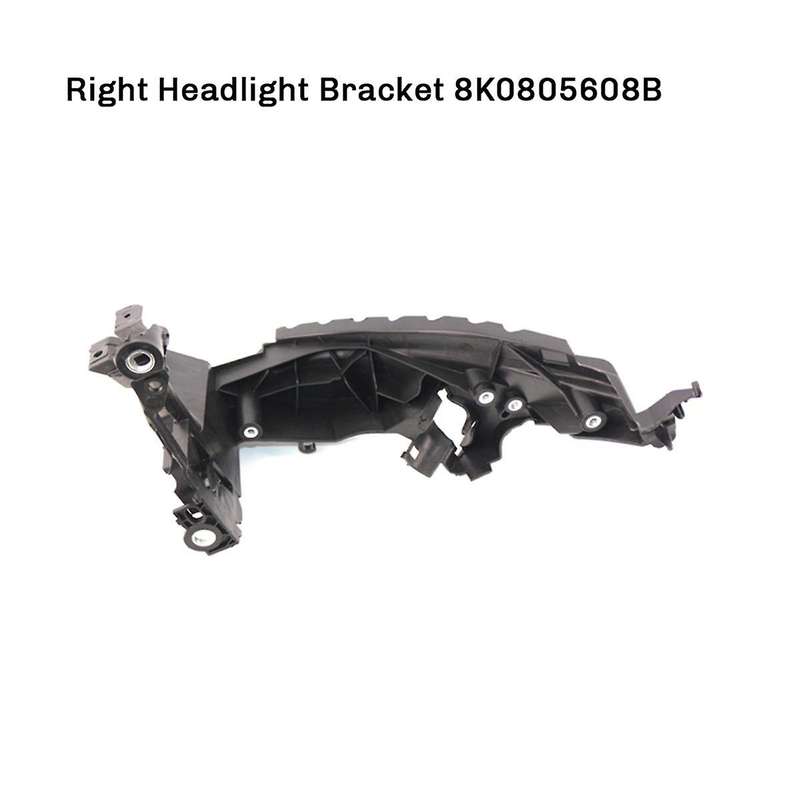Front Bumper Headlight Bracket & Headlight Base Plate for A4 B8 13-16, 8T0941453B 8T0941454B 8K08056