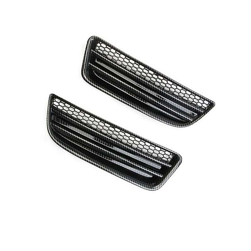Front Bumper Honeycomb Fog Lamp Cover Tirm for Charger 2016 2017 2018 2019 2020 2021 SXT,Carbon Fibe