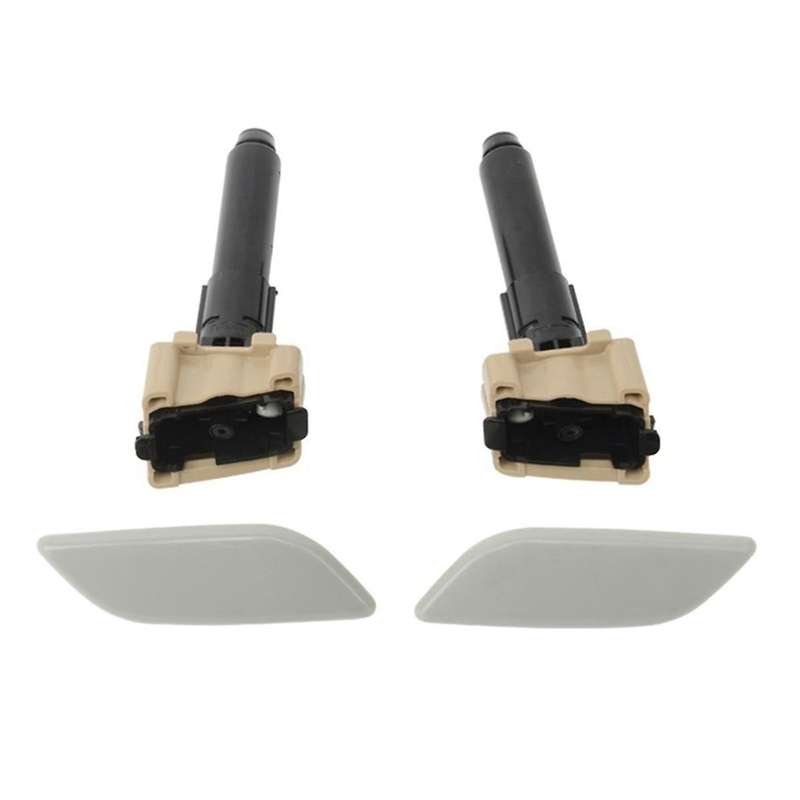 Front Bumper Headlight Washer Nozzle Head Light Washer Cover for 3 Axela 2013 2014 2015 2016 None Pa