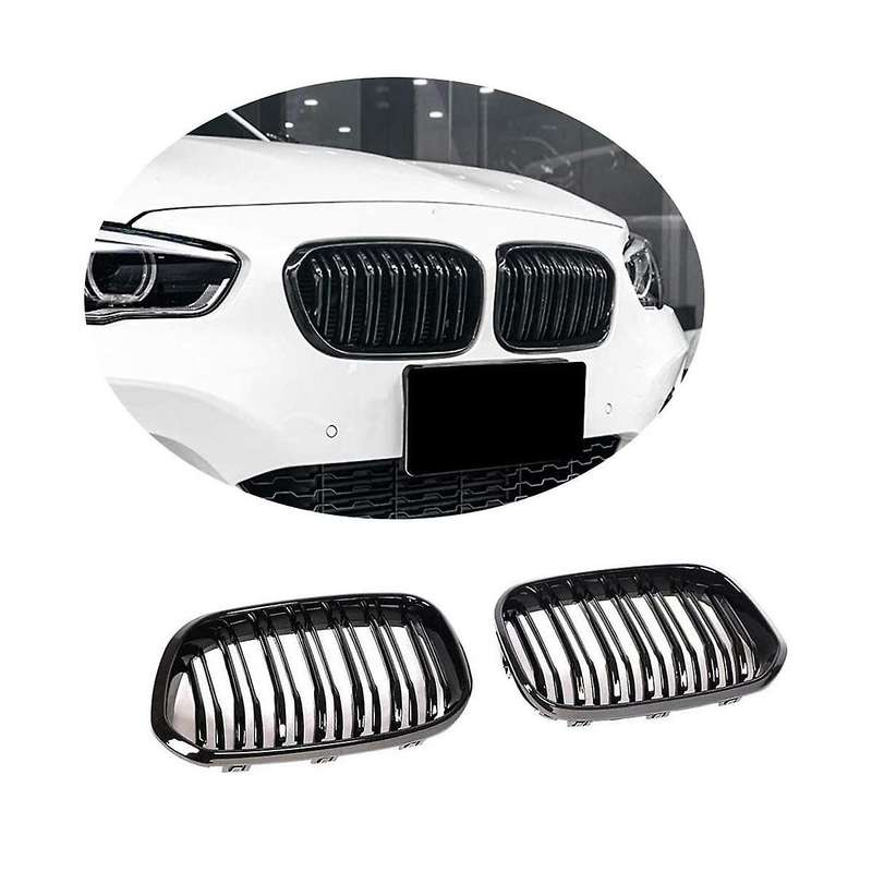 Front Bumper Kidney Grille Radiator Guard Grill Accessories for 1 Series F20 2015-2017 116i 118i 12