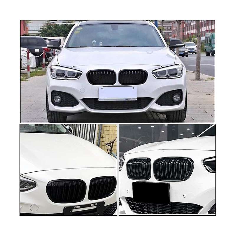 Front Bumper Kidney Grille Radiator Guard Grill Accessories for 1 Series F20 2015-2017 116i 118i 12