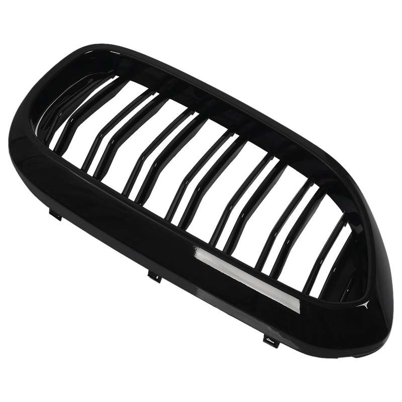 Front Bumper Kidney Grille for G30 G31 G38 5 Series 525i 530i 540i 550i with M-performance Black Do