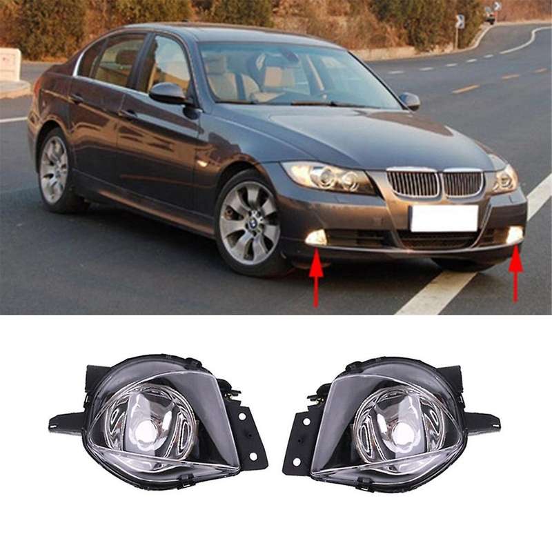 Front Bumper Led Fog Light Lamp Cover No Bulb for 3 Series E90 2006-2008 63176948373 63176948374