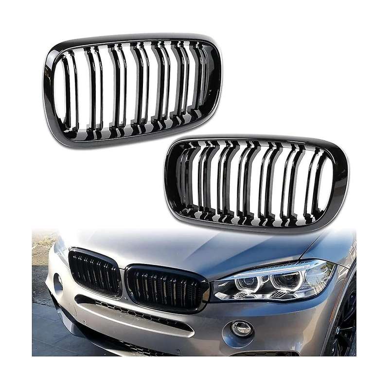 Front Bumper Kidney Grille Grill Cover Replacement for X5 F15 X6 F16 X5m F85 X6m F86 2014-2019 Acce