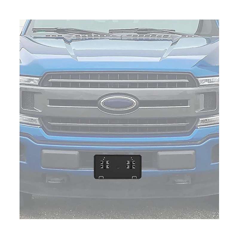 Front Bumper License Plate Bracket Holder Cover Frame Jl3z-17a385- for 2018 2019 2020 Accessories