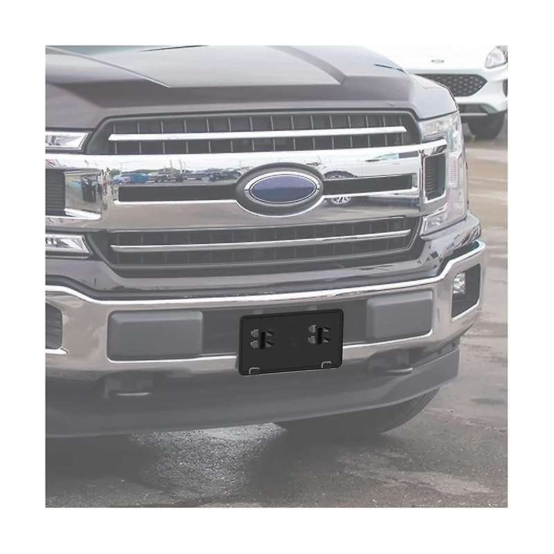 Front Bumper License Plate Bracket Holder Cover Frame Jl3z-17a385- for 2018 2019 2020 Accessories
