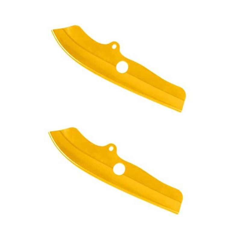 Front Bumper Lip Protector Cover Yellow for Pack 2015-2020 Bumper Diffuser Spoiler Splitter Guard