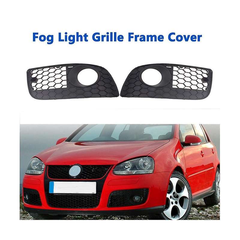 Front Bumper Lower Grille Fog Light Grille Car Golf Mk5 2004-2009