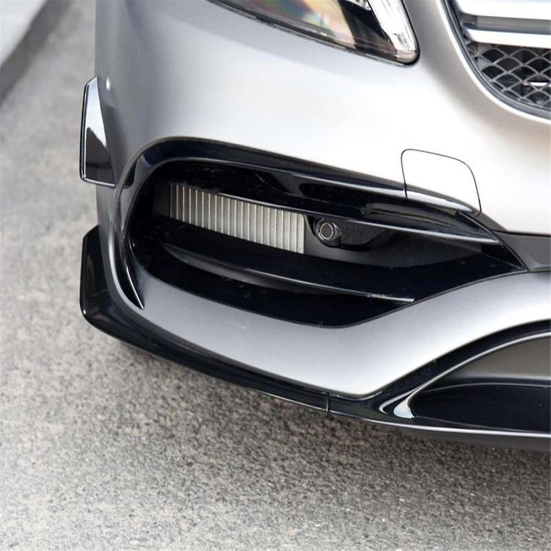 Front Bumper Spoiler Decorative Front Bumper Lip for A-Class W176 -Line A45 2015-2018