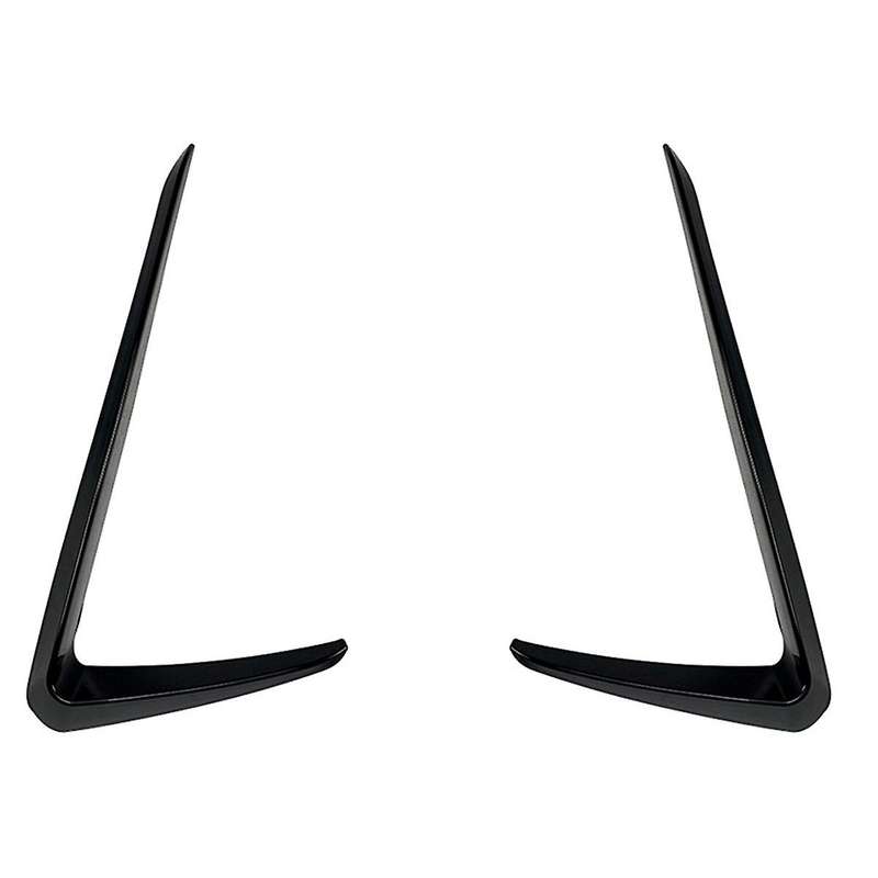Front Bumper Splitter for GOLF 7 MK7 2013-2016 Fog Light Cover Air Vent Trim Flap Canards Body Kit