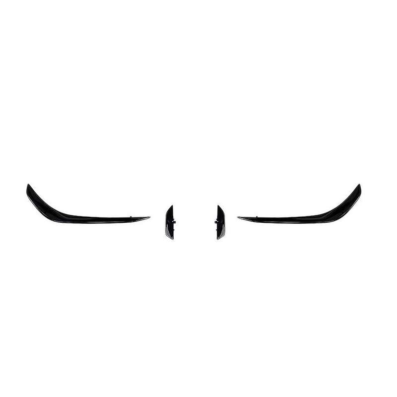 Front Bumper Spoiler for CLA45 C118 2020 2021 Glossy Black Bumper Spoilers Fog Lights Decorative Co