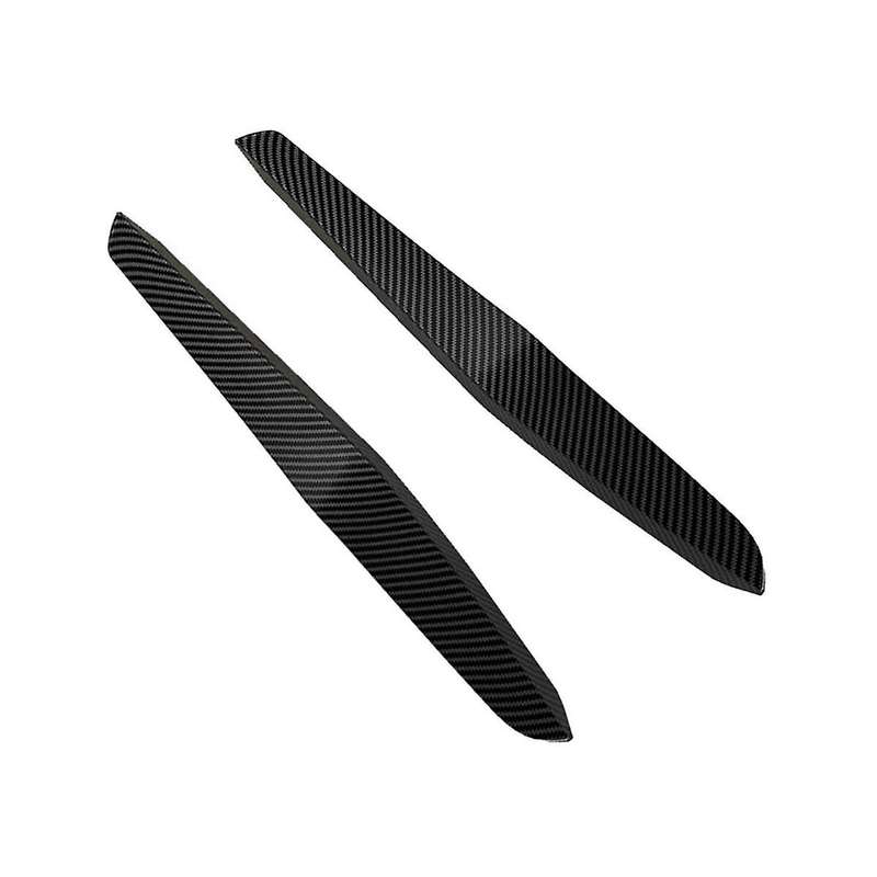 Front Bumper Trim Front Bumper Side Wind Blade Front Bumper Spoiler Auto for Type-r 2019-2021