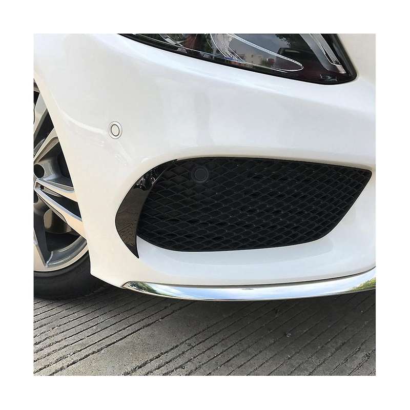 Front Bumper Wind Blade Vent Spoiler Front Bumper Trim Plate Auto for C-class W205 2015-2018
