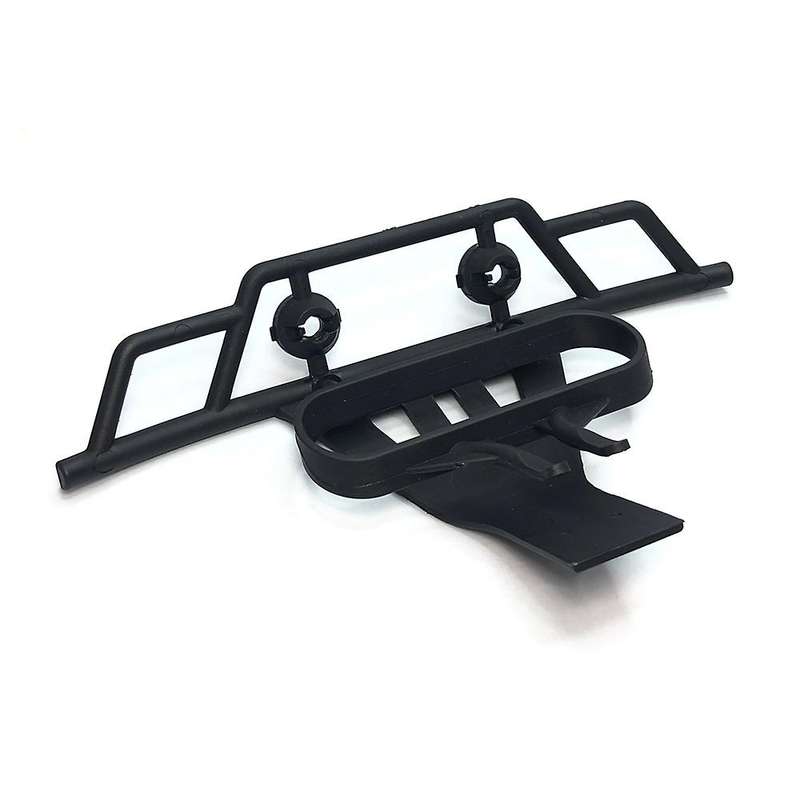 Front Bumper with LED Light for 144001 144010 124016 124017 124018 124019 RC Car Upgrades Decoratio