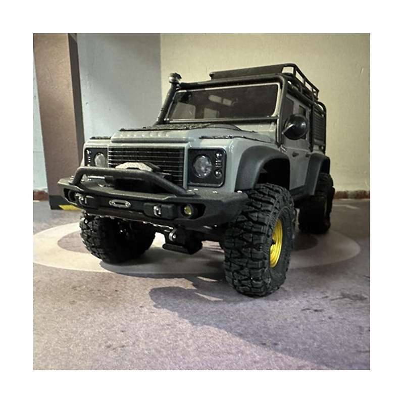 Front Bumper with Led Light for Trx4m Trx4-m 1/18 Rc Crawler Car Upgrade Parts Accessories