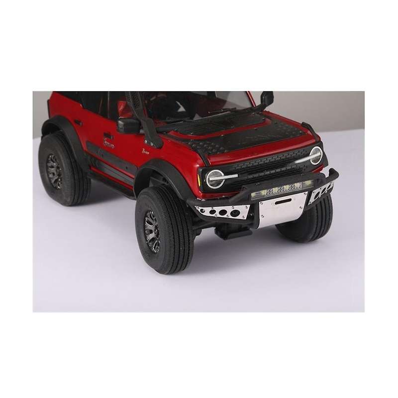 Front Bumper with Led Light for Trx4m 1/18 Rc Crawler Car Upgrade Parts Accessories
