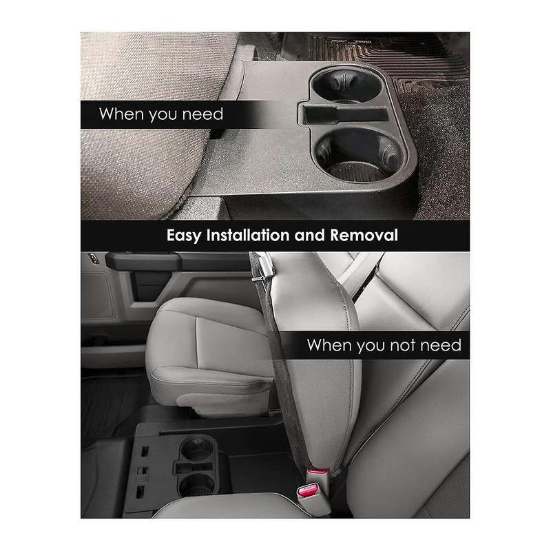 Front Center Console Cup Holder Fits for 2015-2020 and F250 F350 F450 Super Duty 2017-2022, Hc3z-281