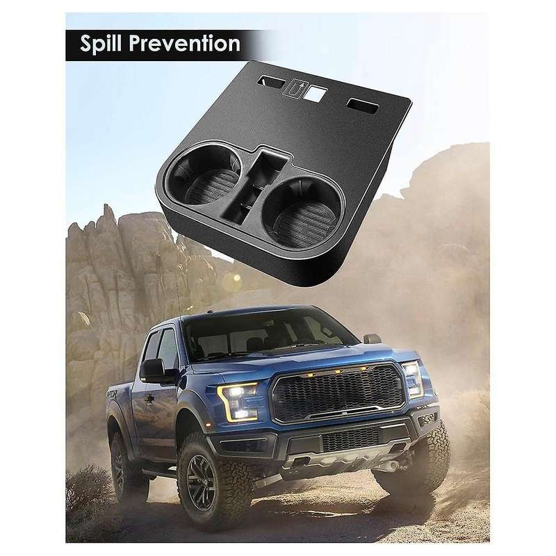 Front Center Console Cup Holder Fits for 2015-2020 and F250 F350 F450 Super Duty 2017-2022, Hc3z-281