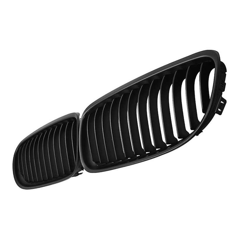 Front Center Kidney Grilles Grill and Fog Lamp Lower Bumper Mesh Grille for 2009-2011 E90 E91