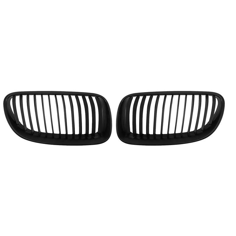 Front Center Wide Kidney Hood Grille Matte Black Grill Fit for 3 Series E92 E93 2010-2015 5113725496