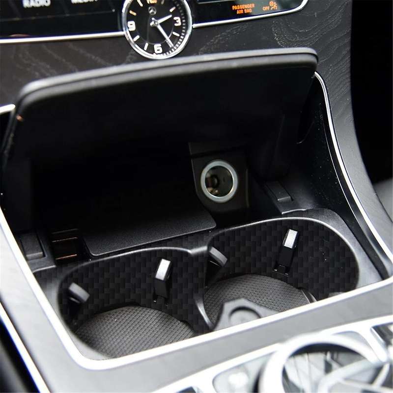 Front Center Console Storage Box Cup Holder for W205 W253 W213 Beverage Storage Rack Water Cup Holde