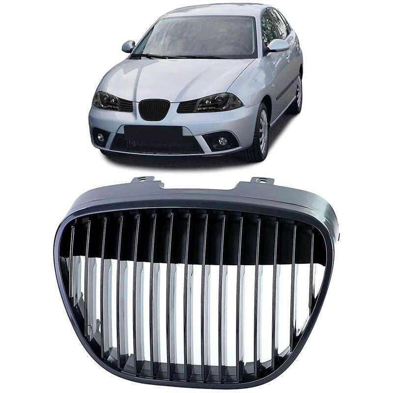Front Central Badgeless Grill for Seat MK3 Typ 6L 2002-2009 Bumper Grille Cover 6L0853651D