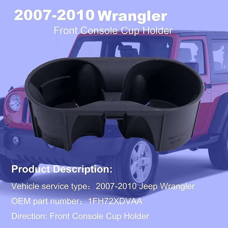 Front Console Cup Holder Compatible with 2007-2010 Replacement Number 1FH72XDVAA