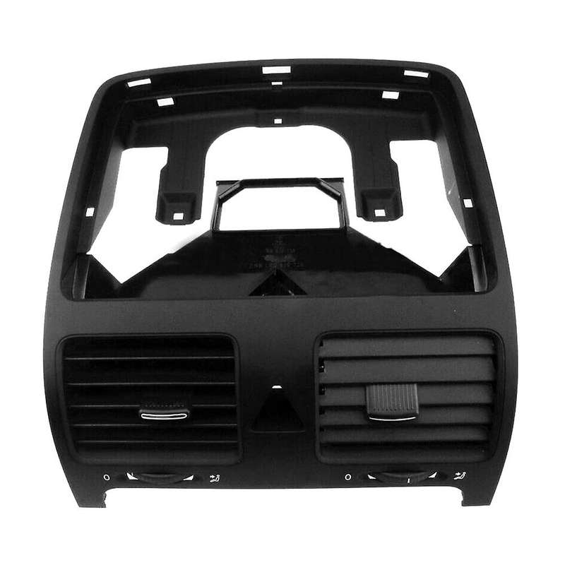 Front Central Dashboard Air Conditioning Outlet Vent with Warning Flasher Switch for Golf 5 MK5 Rabb