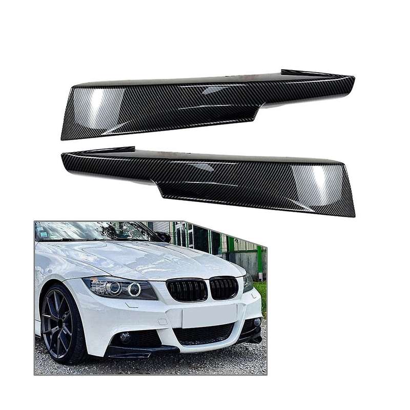 Front Chin Wrap Angle Front Bar Wrap Angle Trim Front Lip Wrap Angle Car for 3 Series E90 2009-2012