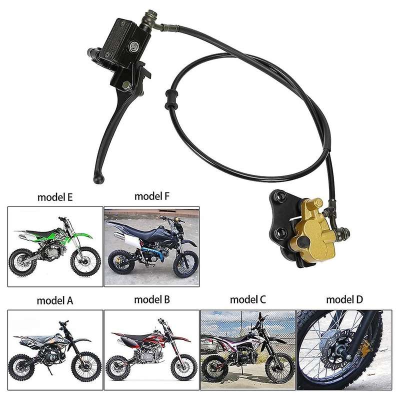 Front Disc Hydraulic Brake Master Cylinder Caliper Assembly for 50Cc 70Cc 90Cc 110Cc 125Cc RZF Db-X1