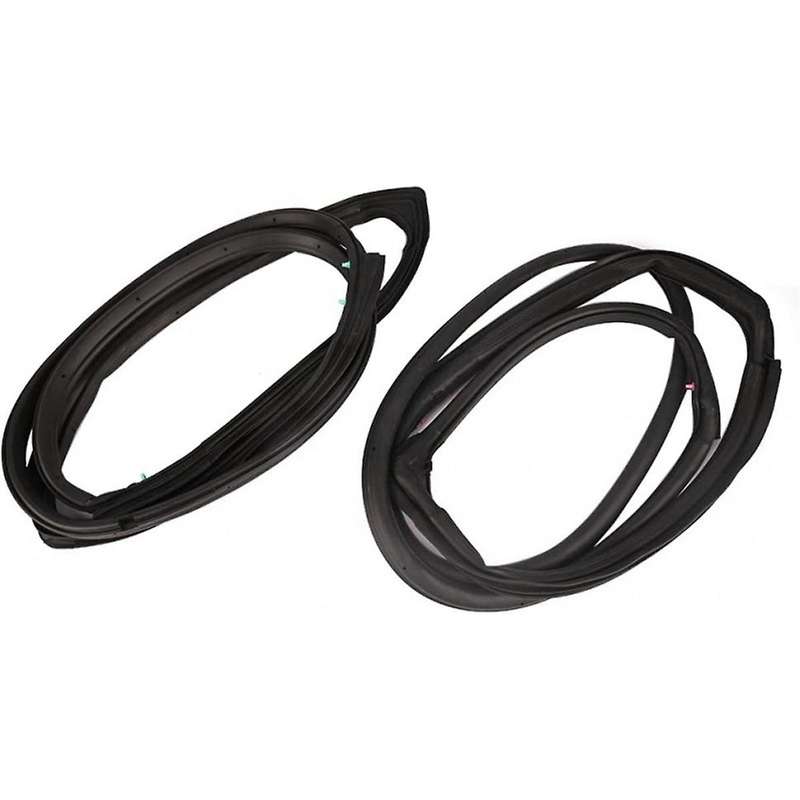 Front Door Weatherstrip Seal Set for Wrangle JK 2007-2018 Full Door Felt Gasket Trim Seal 12303.21 1