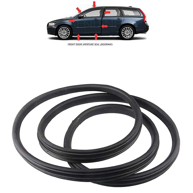 Front Door-Surround Weatherstrip Weather Strip Seal for S40 V50 2004 2005 2006 2007 2008 2009 2010 2