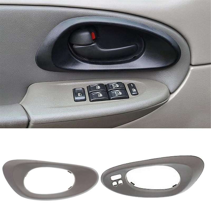 Front Driver Left Side Inside Door Handle Bezel Trim Gray 25894592 for Trailblazer 2002-2009 2589459