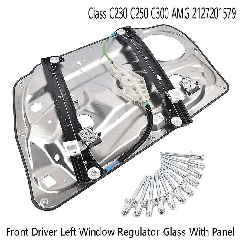 Front Driver Left Window Regulator Glass with Panel Regulator for C Class C230 C250 C300 2127201579