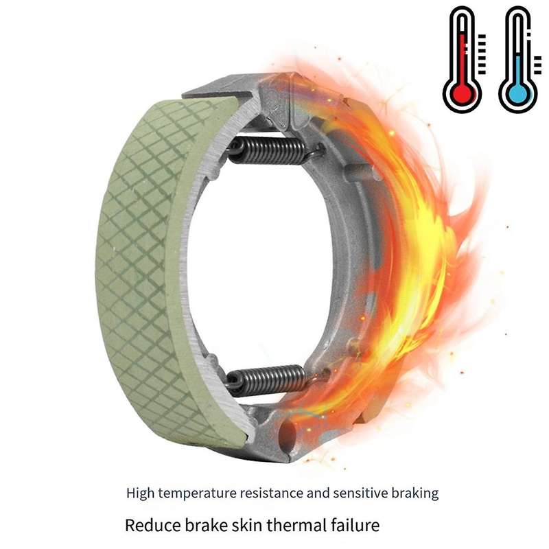 Front Drum Brake Pad Shoe for MAX G30 Electric Scooter Front Wheel Drum Brake Kickscooter Replacemen