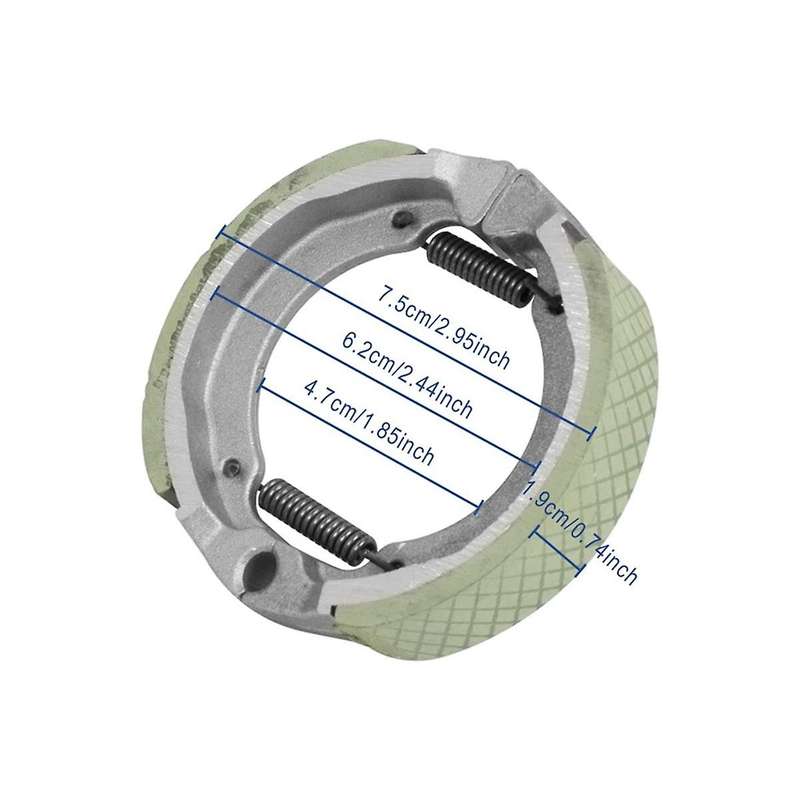 Front Drum Brake Pad Shoe for MAX G30 Electric Scooter Front Wheel Drum Brake Kickscooter Replacemen